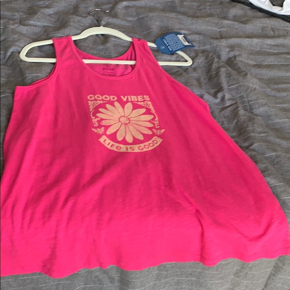 Pink tank top